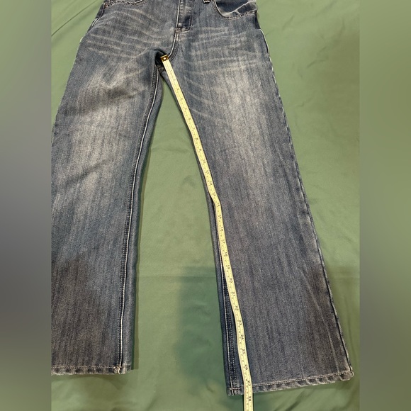 Red Camel blue jeans sz 16 Boys. Whiskered pattern, medium wash denim Adjustable - Picture 5 of 12